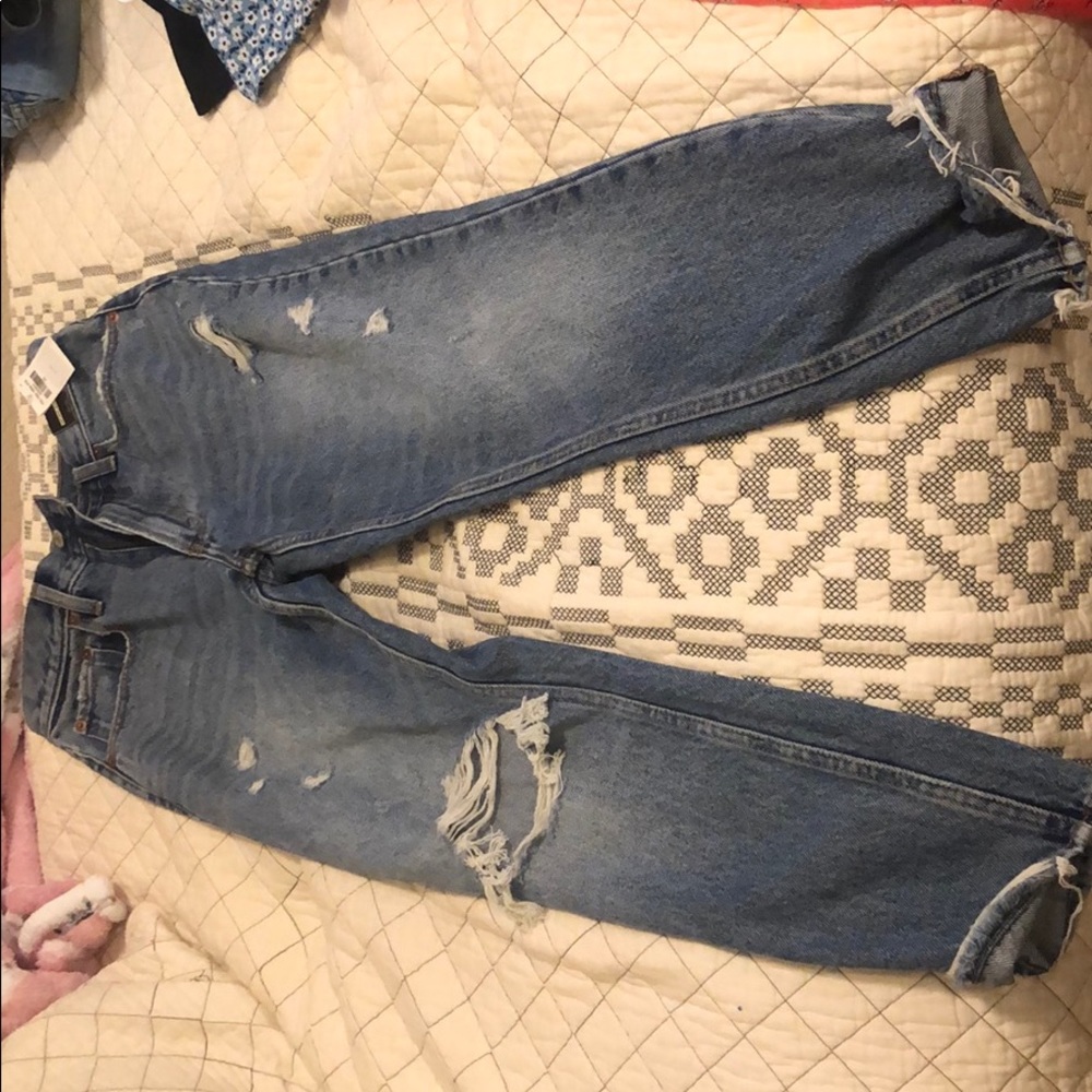 Abercrombie & Fitch mom jeans